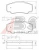 A.B.S. 37666 Brake Pad Set, disc brake